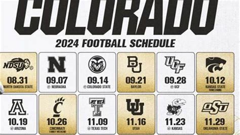 colorado buffaloes schedule football